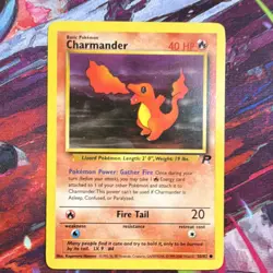 Pokemon Charmander Team Rocket Common Regular Basic 40 HP 50/82 English - Image 1