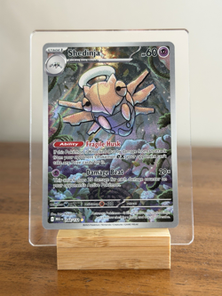 Pokemon Shedinja 144/132 Me01: Mega Evolution Illustration Rare Holo - Image 1
