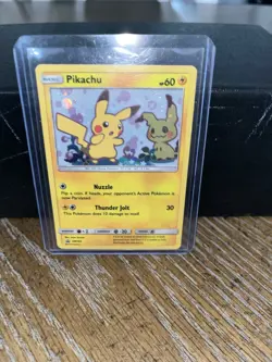 Pokemon 2019 Pikachu SM162 Sun & Moon Black Star Promo Holo Card TCG LP - Image 1