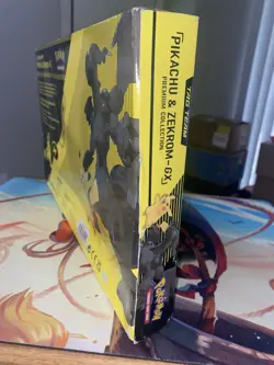 Nintendo Pokemon Pikachu and Zekrom-GX Tag Team Premium Collection Sealed - Image 3