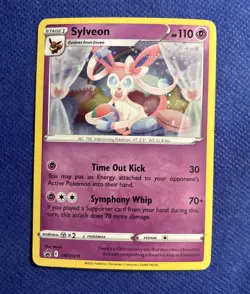 Pokemon TCG Sylveon SWSH211 Black Star Promo Cosmos Holo Card - NM - Image 1