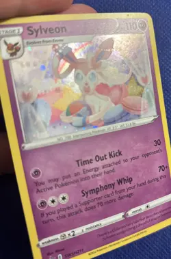 Pokemon TCG Sylveon SWSH211 Black Star Promo Cosmos Holo Card - NM - Image 2