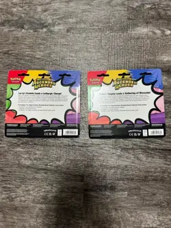 Pokemon TCG Ascended Heroes 2-Pack Blisters - Erika and Larry - Set of 2 SEALED - Image 2