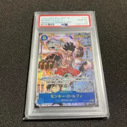 One Piece Luffy PSA10 Comic Parallel OP11 118 Super Rare Card Collector - Image 1