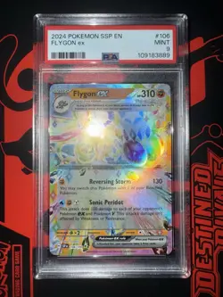 Pokemon TCG Surging Sparks Flygon EX #106 *MINT PSA 9* - Image 1