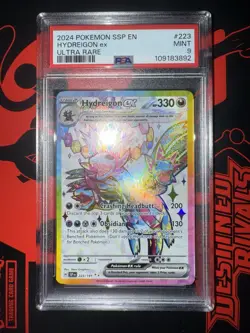 Pokemon TCG Surging Sparks Hydreigon EX #223 *MINT PSA 9* - Image 1