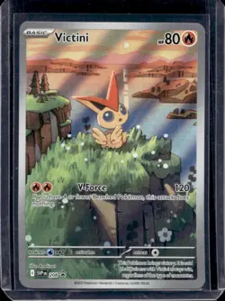 2023-25 Pokemon SV Black Star Promos Victini #208 - Image 1