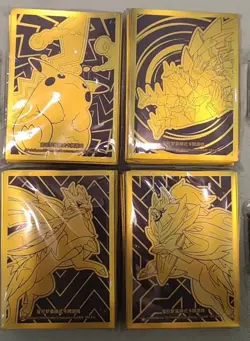 Pokemon Simplified Chinese 2024 Brilliant Energy Box 4 Golden Card Sleeve Set - Image 1