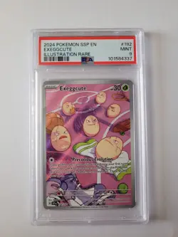 Exeggcute Illustration Rare 192/191 PSA 9 - 2024 Pokemon Surging Sparks (4337) - Image 1