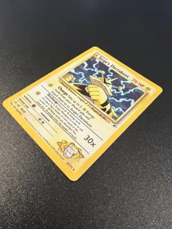 Lt. Surge’s Electabuzz 6/132 Gym Heroes Unlimited 2000 Pokemon Card Holo Rare NM - Image 3