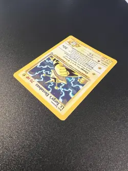 Lt. Surge’s Electabuzz 6/132 Gym Heroes Unlimited 2000 Pokemon Card Holo Rare NM - Image 5