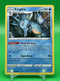 Pokemon TCG Battle Styles Holo Kingdra 33/163 Rare NM Near Mint Free Shipping B8 - Image 1