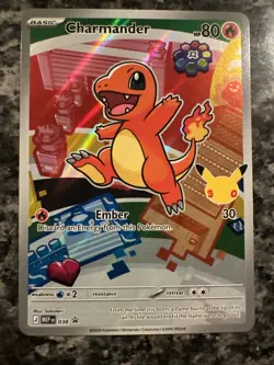 Pokemon TCG Charmander 38 First Partner Collection Black Star Promo - Image 1