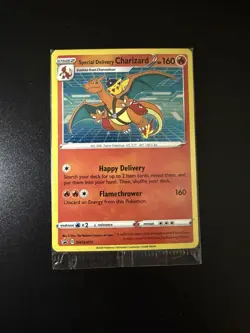 Pokemon TCG Special Delivery Charizard SWSH075 Holo Black Star Promo Sealed - Image 1
