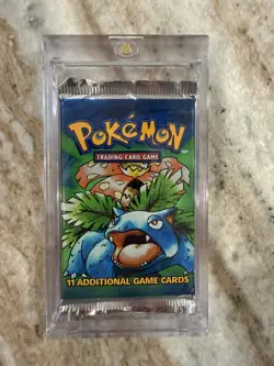 Wizards of the Coast Pokemon Base Set Booster Pack. Venusaur Art. Unweighed. - Image 1