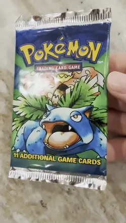 Wizards of the Coast Pokemon Base Set Booster Pack. Venusaur Art. Unweighed. - Image 2