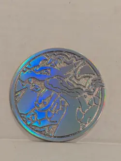 Mega Charizard X EX UPC Ultra Premium Collection Silver Metal Coin 2025 Pokemon - Image 1