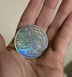 2025 Pokemon Mega Charizard X Ex UPC Silver Metal Coin - Image 1