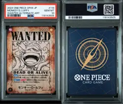 One Piece Luffy PSA10 SEC SP OP05 119 Special Rare Card The New Emperor - Image 1