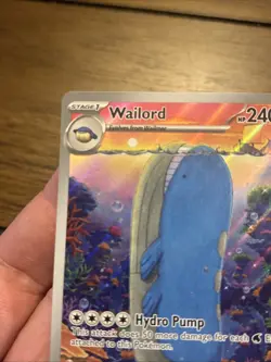 Pokemon TCG SV-Journey Together Wailord #162/159 Illustration Rare - Image 2