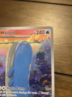 Pokemon TCG SV-Journey Together Wailord #162/159 Illustration Rare - Image 3