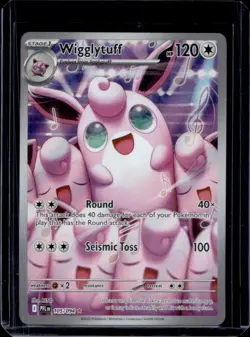 2025 Pokemon Phantasmal Flames Wigglytuff Illustration Rare #105/094 - Image 1