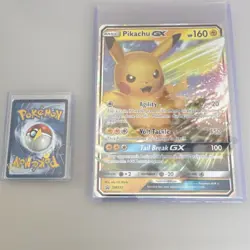 Pokemon Pikachu GX SM232 SM-P Promo Oversized Holo HP160 2019 - Image 2