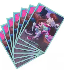 Pokemon S-Chinese 2024 Bede Trainer Theme Card Sleeve Set (64 Pieces) New - Image 1