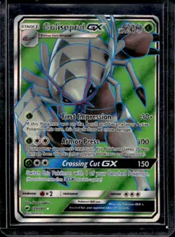 2017 Pokemon SM Burning Shadows Golisopod GX #129/147 - Image 1