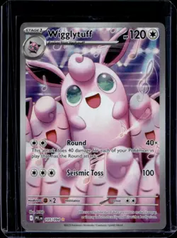 2025 Pokemon Phantasmal Flames Wigglytuff Illustration Rare #105/094 - Image 1