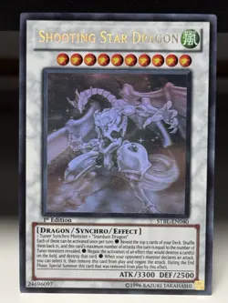 Yugioh! MP Shooting Star Dragon - STBL-EN040 - Ghost Rare - 1st Edition Moderate - Image 1