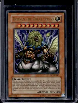 2004 Yu-Gi-Oh Exclusive Pack Theinen the Great Sphinx #EP1-EN001 - Image 1