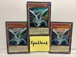 x3 Malefic Cyber End Dragon Ultra Rare 3x GFP2-EN101 NM 1st Edition Yu-Gi-Oh! - Image 1