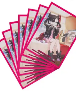 Pokemon S-Chinese 2024 Marnie Trainer Theme Card Sleeve Set (64 Pieces) New - Image 1