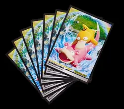 Pokemon Simplified Chinese 2023 Slowpoke & Psyduck Card Sleeve Set (64 Pieces) - Image 1