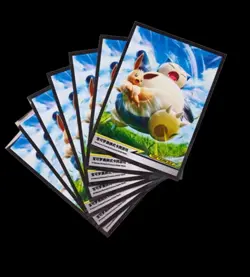 Pokemon Simplified Chinese 2023 Eevee & Snorlax Card Sleeve Set (64 Pieces) New - Image 1