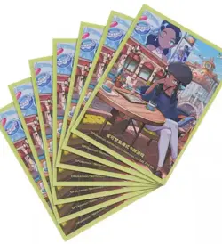 Pokemon S-Chinese 2024 Nessa Trainer Theme Card Sleeve Set (64 Pieces) New - Image 1