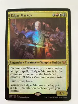 MTG Edgar Markov M036 Commander 2017 foil NM - Image 1