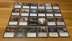 MTG Cards Lot Black Foil, Rare, Uncommon, Land + Commons Magic The Gathering - Image 1