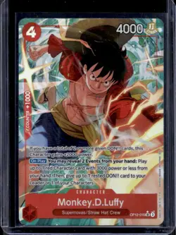 2025 One Piece Legacy of the Master Monkey.D.Luffy Alternate Art #OP12-015 - Image 1