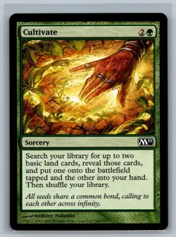 Magic The Gathering Magic 2011 4x Cultivate #168/249 MTG TCG CCG M11 Playset - Image 1