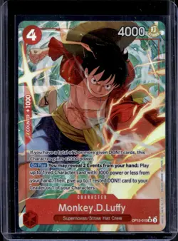 2025 One Piece Legacy of the Master Monkey.D.Luffy Alternate Art #OP12-015 - Image 1
