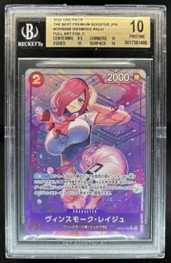 2024 One Piece The Best Vinsmoke Reiju Common PRISTINE #OP06-068 BGS 10 - Image 1