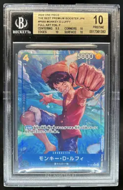 2024 One Piece The Best Monkey.D.Luffy Promo #P-055 BGS 10 - Image 1