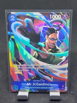 MR. 3 GALDINO - One Piece PRB02-009 - AA Alt Art Rare R - Premium Booster Vol. 2 - Image 1