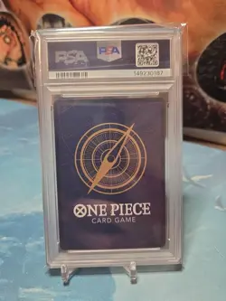 ONE PIECE 3 BROTHERS MONKEY D LUFFY 3RD ANNIVERSARY WINNER ST01 012 PSA 10 GM MT - Image 2