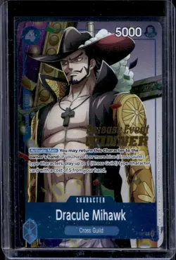 2025 One Piece The Best Vol. 2 Dracule Mihawk Promo Release Event Winner #P-081 - Image 1