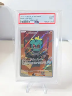 Pokemon TCG Marshadow Mega Evolution Illustration Rare Card 146/132 PSA 9 - Image 1