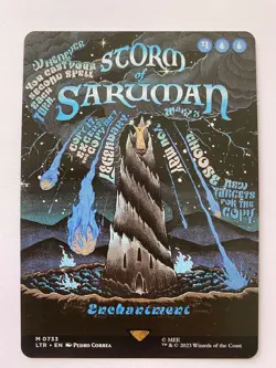 MTG Storm of Saruman M0733 Lord of the Rings: Tales of Middle-earth Holiday NM - Image 1