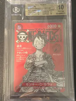 Monkey D. Luffy ST21-014 One Piece Card Japanese 2025 Jump Mag BGS 10 Pristine - Image 1